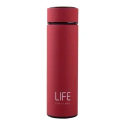 Life Insulated Stainless Steel Water Bottle 500ML - Red